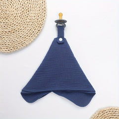 Baby Dark Cotton Soothing Towel with Soother, High Temperature Disinfection