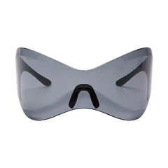 Y2K Large Wrap Around Sunglasses Oversized Punk Sports Eyeglasses