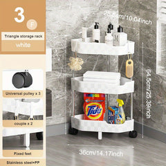 Bathroom Floor Storage Rack Kitchen Corner Rack