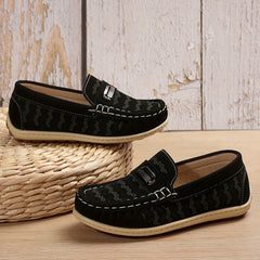 Kid's PU Leather Loafer Shoes Non Slip Sneakers for Outdoor Activities
