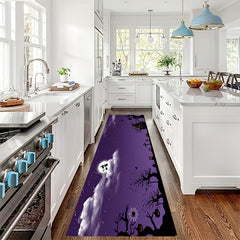 Halloween Pumpkin Runner Rug Soft Anti-fouling Kitchen Mat