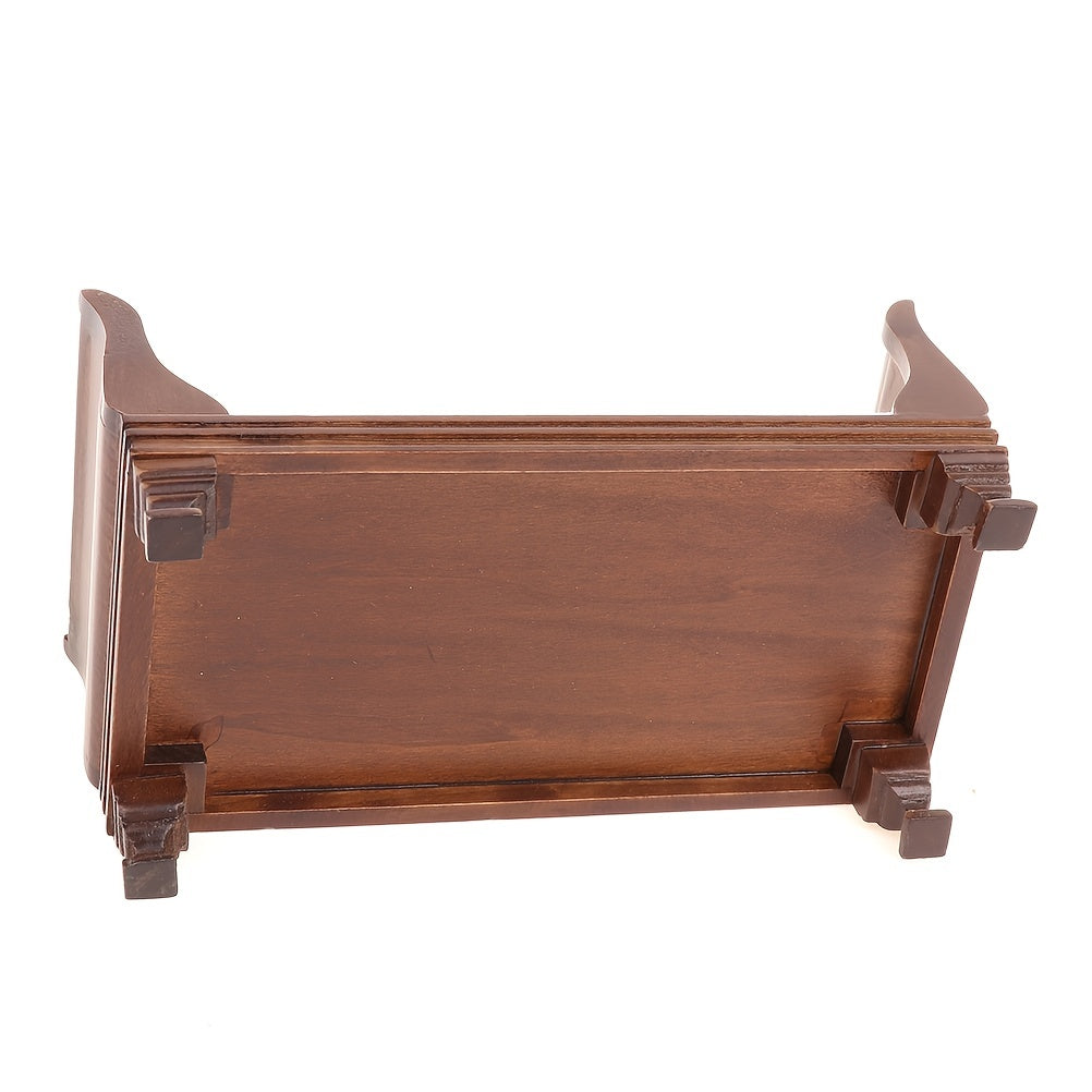 Wooden Single Bed Dollhouse Furniture Decor Toy
