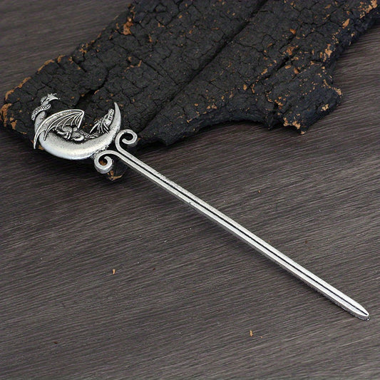 Vintage Dragon Hairpin Viking Metal Hair Sticks Women's Hair Accessories Jewelry