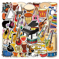 50pcs Cartoon Graffiti Stickers Waterproof Classic Decals for Kids Toys