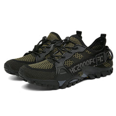 Men's Hollow Out Drawstring Sneakers Barefoot Quick Dry Water Shoes