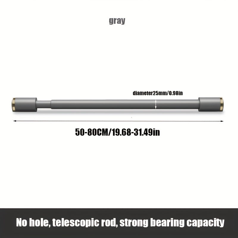 Telescopic Curtain Rod Multifunctional Shower Bathroom Accessories