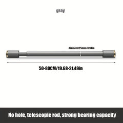 Telescopic Curtain Rod Multifunctional Shower Bathroom Accessories