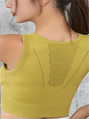 Cut Out Beauty Back Sports Bra Tank Top Yoga Bra