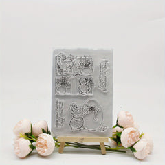 Easter Cartoon Clear Stamp Set