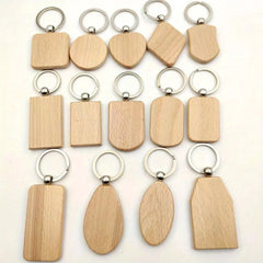 5pcs Wooden KeyChain Gift for Boys Girls Teen Party