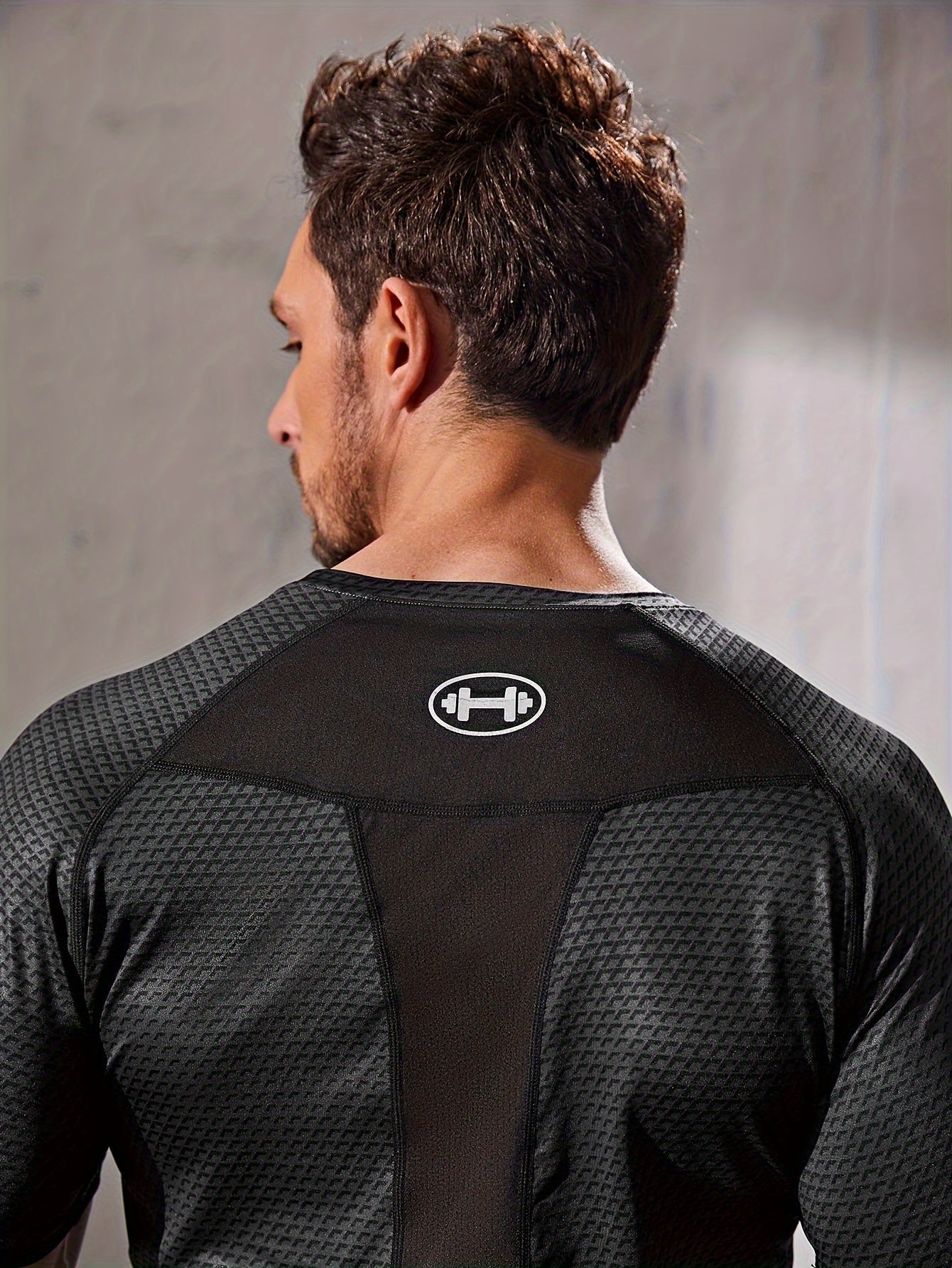 Men's Short Sleeve Sports T-shirt for Fitness