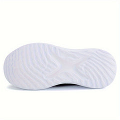 Boy's Woven Knit Breathable Sock Shoes Comfy Non Slip Soft Sole Sneakers