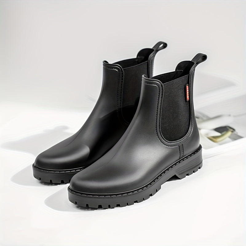 Women's Waterproof Rain Boots Comfortable Solid Outdoor Boots