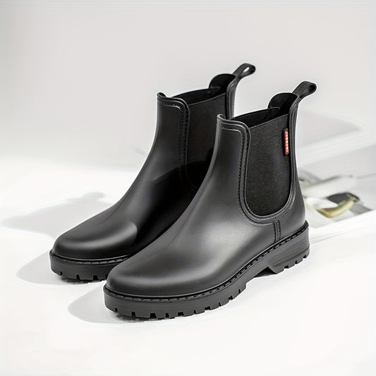 Women's Waterproof Rain Boots Comfortable Solid Outdoor Boots