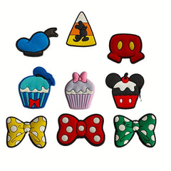 9PCS Cartoon Shoe Charms PVC Shoe Decorations for Teens Boys and Girls