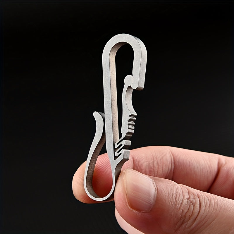 Titanium Alloy Keychain Buckle Pendant Waist Hanging Key Ring Keychain