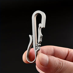 Titanium Alloy Keychain Buckle Pendant Waist Hanging Key Ring Keychain