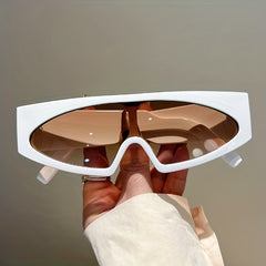 Y2K Shield Sunglasses For Women Men