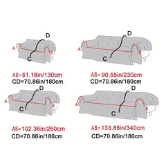 Universal Sofa Slipcover Four Seasons Anti-Scratch Dustproof Furniture Protector