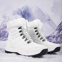Women's Winter Snow Boots Warm Anti Slip High Tube Hiking Boots