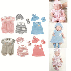 6 Sets Doll Clothes Gift for 14 18 Inch Infant Baby Dolls
