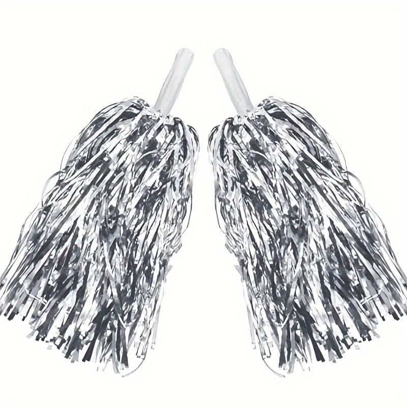 2pcs Cheerleading Pom Poms for Dance Sports Game Party