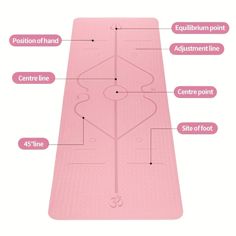 Thick Non Slip Yoga Mat - Ideal Christmas Gift for Fitness Fans