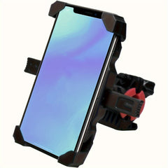 Bike Cell Phone Holder Motorcycle Automatic Lock Anti Shake Silicone Holder
