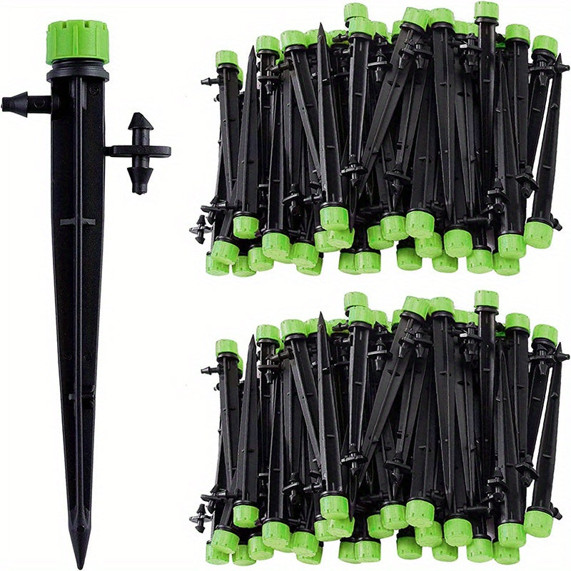 Adjustable Dripper Ground Plug 8 Hole Spray Head Gardening Watering Irrigation