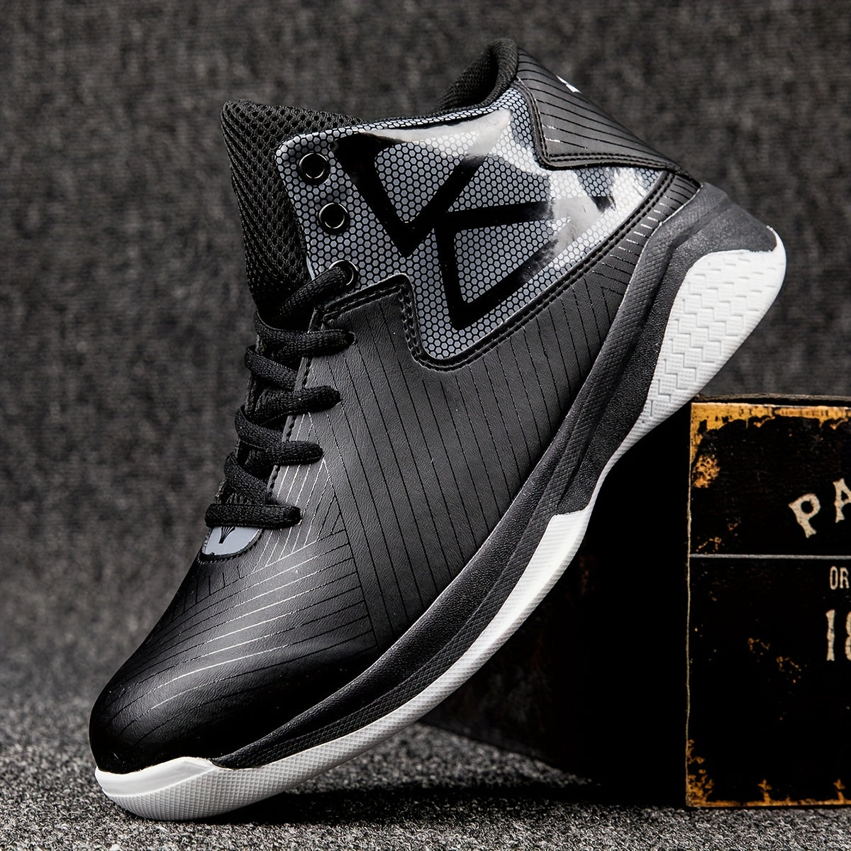 Men's Basketball Shoes - Shock Absorbing Non Slip Athletic Footwear