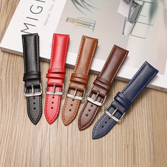 Leather Watch Band 14-22mm Replacement Wrist Strap