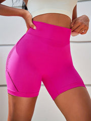 Tie Dye Cut Out Tight High Stretch Shorts Women
