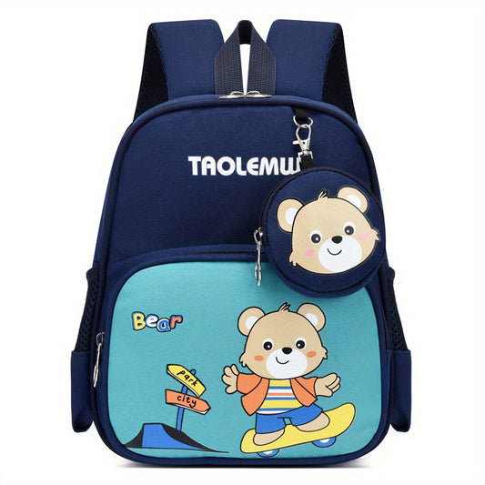 Kids Rabbit Bear Kindergarten Schoolbag Backpack Coin Purse