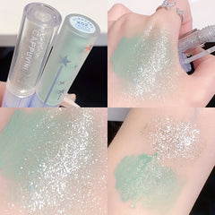 Mermaid Tears Liquid Eyeshadow Stick Matte Sequins for Brightening Eyes