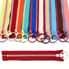 10pcs 3 Resin Zipper Ring Slider DIY Handcraft Sewing Bags Wallet