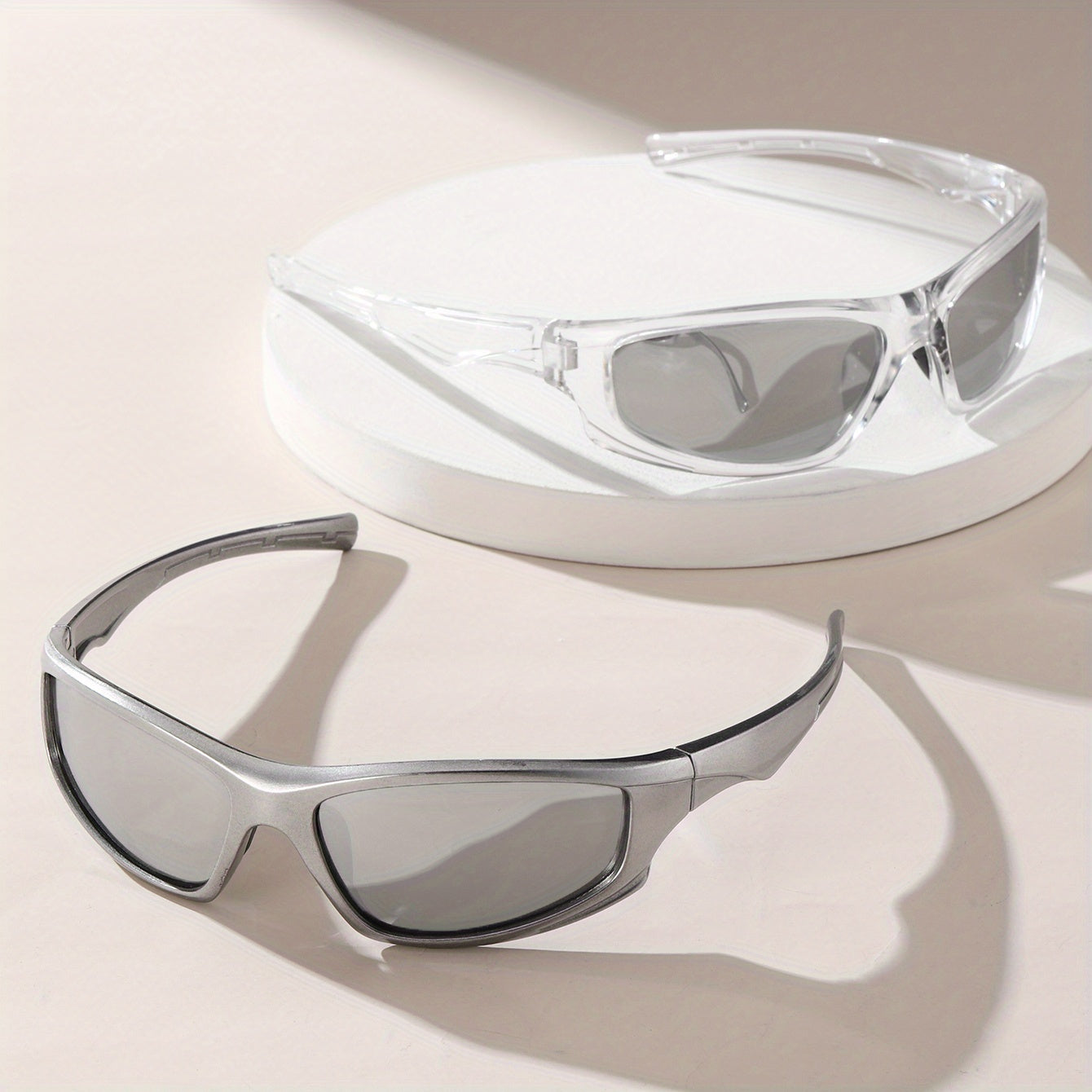 Silver Future Sense Y2K Men's Cycling Goggles
