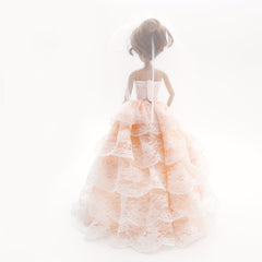 11 81in Wedding Dress with Veil Model Party Dress up Costume