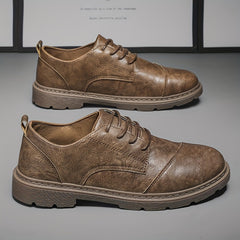 Men's Derby Shoes Lace up Front Dress Shoes For Men Business Formal Wedding