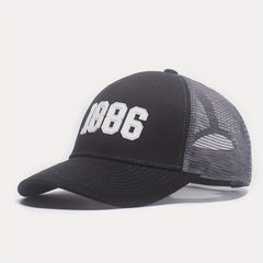 1886 Block Mesh Hat Trucker Baseball Cap