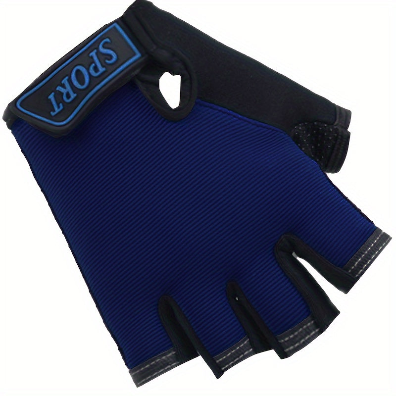 Kids Cartoon Half Section Outdoor Sports Gloves