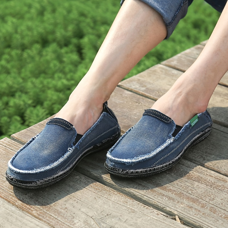 Men's Slip On Shoes Cloth Shoes Deck Shoes Casual Loafers