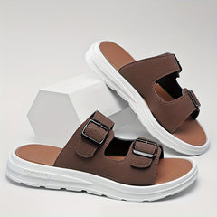 Men's Cloud Slides Non Slip Platform Sandals