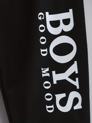 Boys 3pcs Hoodie Sweatshirt & Pants Set GOOD MOOD BOYS Print