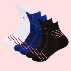 Men's Mid Crew& Ankle Sport Socks Set