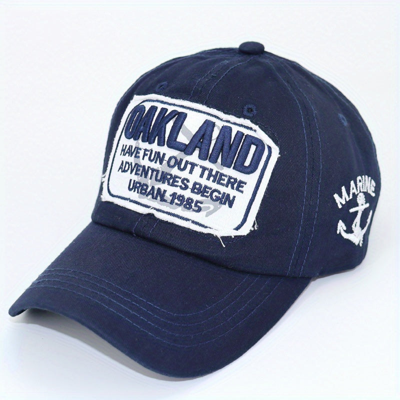 Letter Embroidery Patch Baseball Cap Classic Cotton Unisex Dad Hats