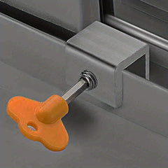 1pc Aluminum Window Lock Stopper Protects Family from Intruders