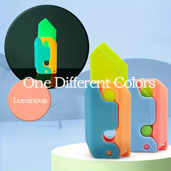 3D Luminous Radish Decompression Toy - Stress Relief Small Toy
