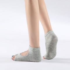 Split Toe Grip Socks Open Toe Non Slip Yoga Socks