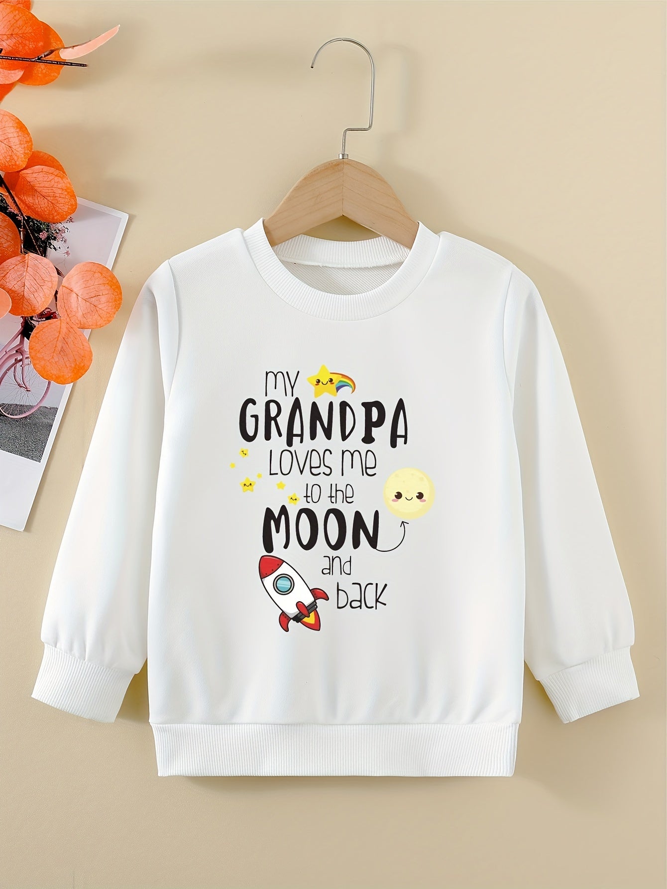 Girls' 'My Grandma Loves Me' Graphic Sweatshirt