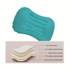 Portable Inflatable Camping Pillow for Outdoor Activities